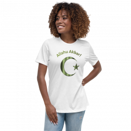 Women's Relaxed T-Shirt (Bella + Canvas 6400) Green